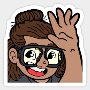 Hi emote Sticker